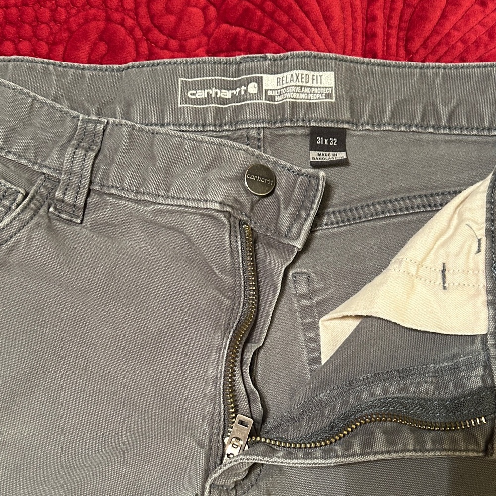 Carhartt Charcoal Casual Trousers